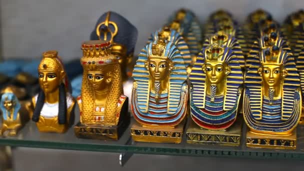 Souvenir shop in Egypt — Stock Video