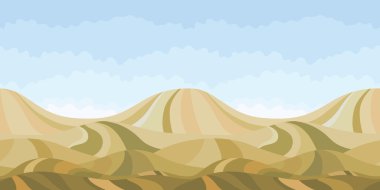 Kesintisiz yatay manzara doğa arka plan