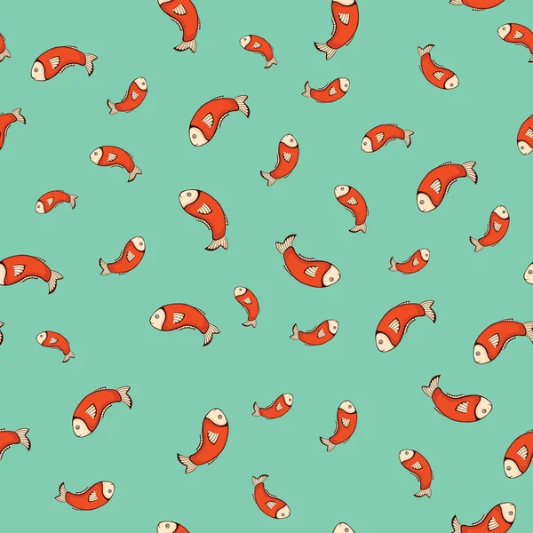 Fish seamless pattern — Free Stock Photo