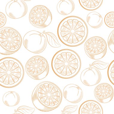 Portakallı kusursuz desen