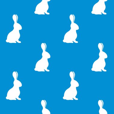 Dikişsiz desen tavşan