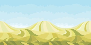 Kesintisiz yatay manzara doğa arka plan