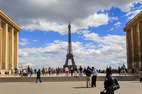 Eiffel Tower from the Trocadero — Stock Photo, Image