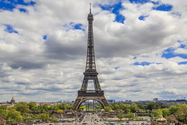 Wieża Eiffla z Trocadero — Zdjęcie stockowe