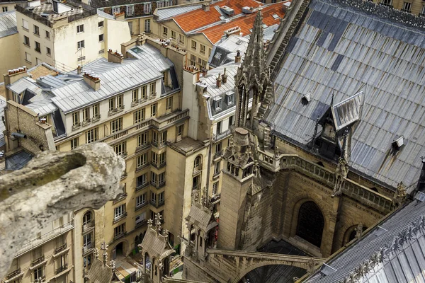 Paříž pod hradbami Notre Dame — Stock fotografie