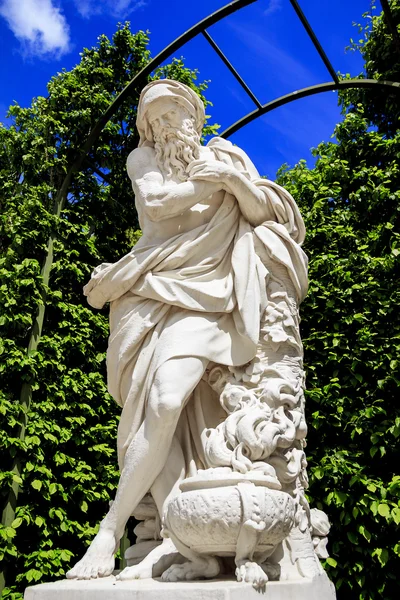 Sochařství oblasti parku ve Versailles — Stock fotografie