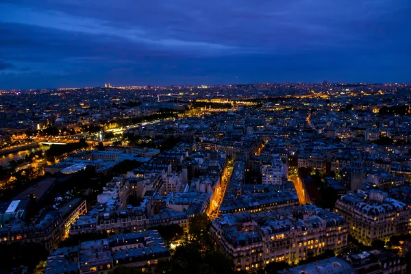 Gece Paris Eiffel Tower — Stok fotoğraf