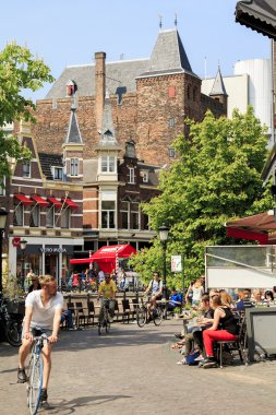 Utrecht şehir merkezinde