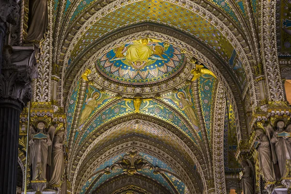 Fragment de finition de la basilique Notre-Dame de Fourvière — Photo