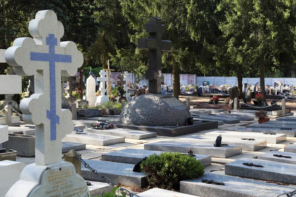 Cementerio ortodoxo en Francia — Foto de Stock