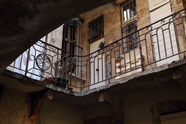 Lyon'un traboules içinde