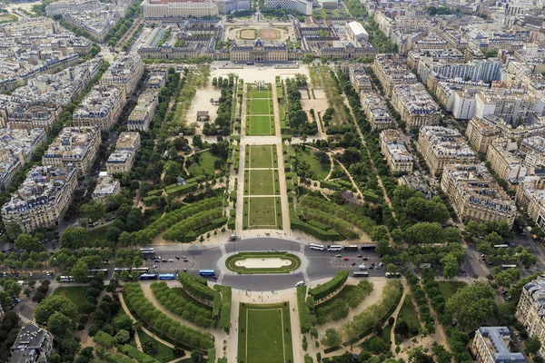 Paris görünümünden yükseklikleri — Stok fotoğraf