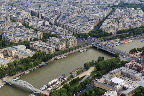 Paris görünümünden yükseklikleri — Stok fotoğraf