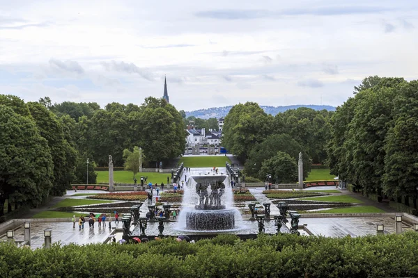 Parque Vigeland en Oslo — Foto de Stock