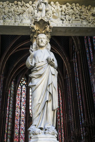 Fragment av kapellet Sainte-Chapelle — Stockfoto