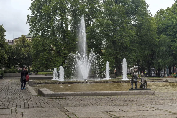 Eidsvoll Square in Oslo — Stock Photo, Image