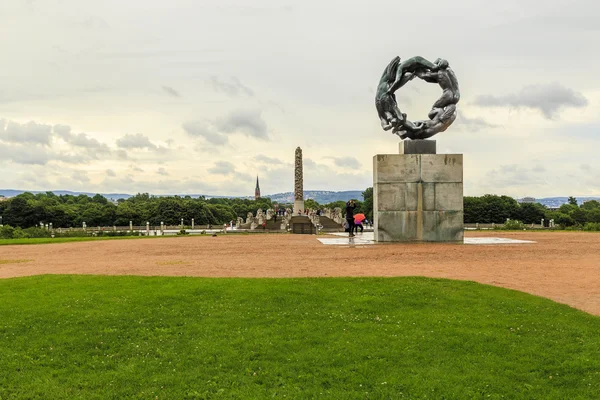 Vigelandský sochařský park — Stock fotografie