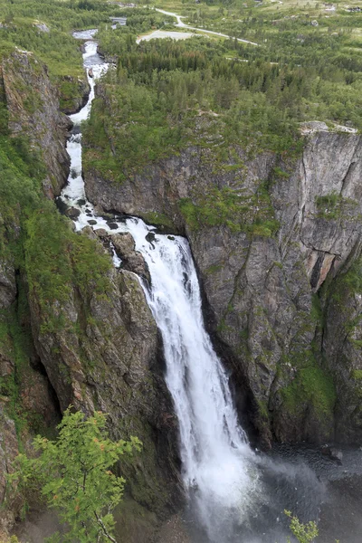 Cascata Voringsfossen, Norvegia — Foto Stock