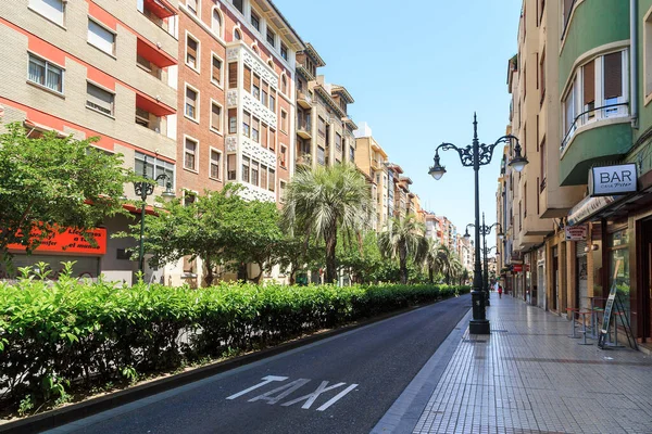 Zaragoza Spain May 2017 Modern View Boulevard Del Conde Aranda — Stock Photo, Image