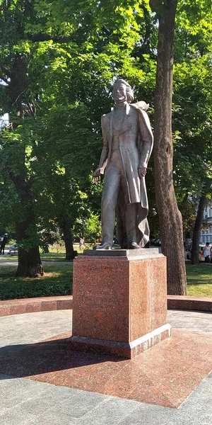 Odessa Ukraine June 2019 이것은 폴란드 Adam Mickiewicz 기념비이다 — 스톡 사진