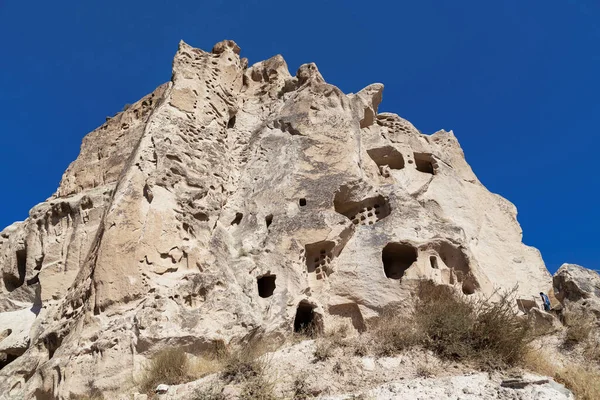 Uchisar Türkei Oktober 2020 Dies Ist Ein Tuffstein Der Durch — Stockfoto