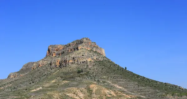 Skalnatý Kopec Typický Pro Krajinu Aragonu Španělsko — Stock fotografie