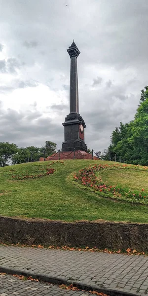 Odessa Ucrania Junio 2019 Esta Una Columna Honor Zar Alejandro — Foto de Stock