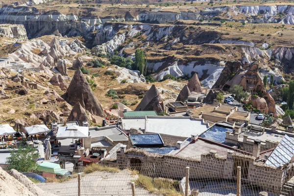 Uchisar Turquía Octubre 2020 Trata Una Antigua Casa Tallada Roca — Foto de Stock