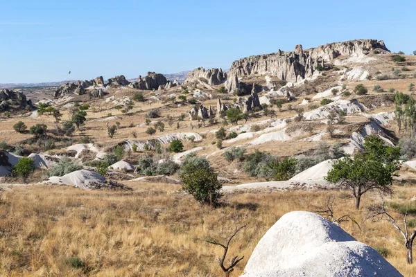 Cappadocia Turkey Október 2020 Egy Egyedülálló Fantasztikus Táj Sziklás Vulkanikus — Stock Fotó