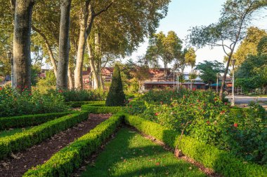 İSTANBUL, TURKEY - 13 Eylül 2017: Bu şehrin tarihi merkezindeki Gulhane Parkı.