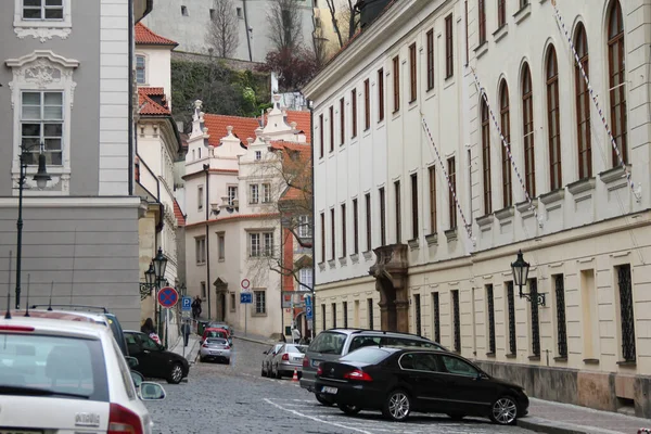 Prague Czech April 2012 One Old Streets Mala Strana District — Stock Photo, Image