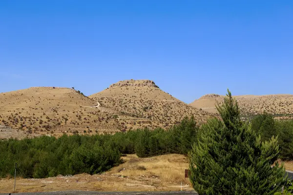 Detta Ett Typiska Landskapen Den Turkiska Delen Norra Mesopotamien — Stockfoto