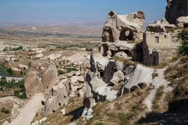 Uchisar Türkei Oktober 2020 Dies Sind Die Überreste Einer Antiken — Stockfoto