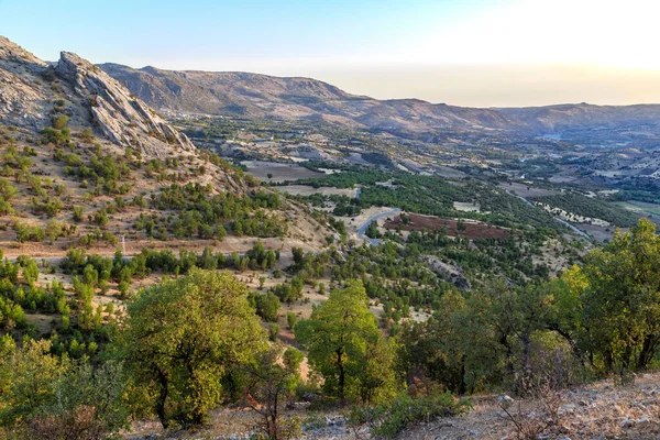 Nemrut Dag Turkey October 2020 View Valley Kahta Stream Foothills — Stock Photo, Image