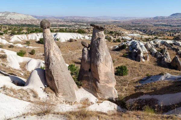 Urgup Türkei Oktober 2020 Das Sind Die Berühmten Steinsäulen Drei — Stockfoto