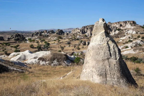 Unusual Landscape Characteristic Cappadocia Turkey Area Composed Rocks Volcanic Origin — Stock Photo, Image