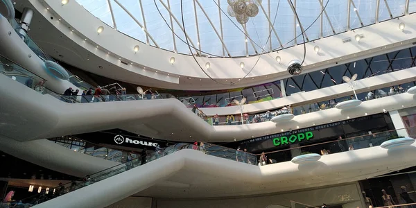 Kharkov Ucrânia Maio 2021 Este Moderno Centro Comercial Com Uma — Fotografia de Stock