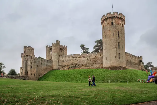 Warwick Grote Britain September 2014 Dit Het Middeleeuwse Warwick Castle — Stockfoto