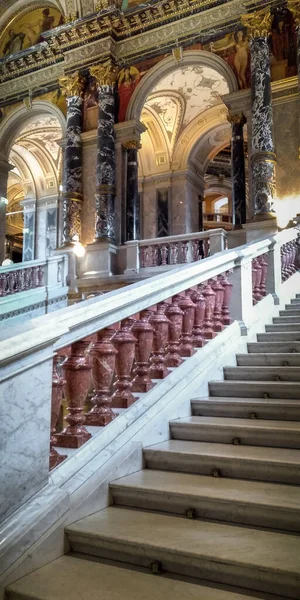 Vienne Autriche Mai 2019 Agit Fragment Escalier Principal Menant Deuxième — Photo