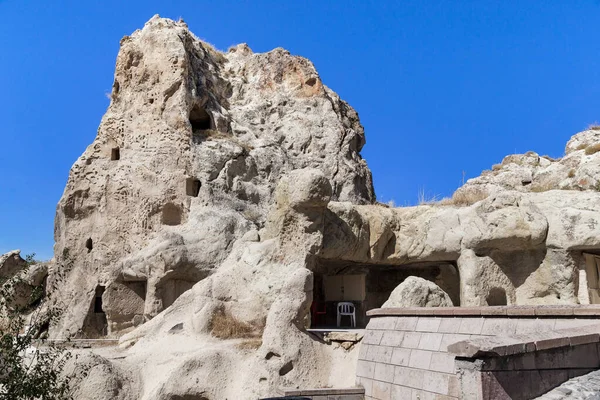 Goreme Turquía Octubre 2020 Esta Una Las Rocas Con Cuevas — Foto de Stock