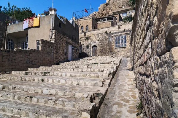 Mardin Turkey October 2020 Одна Міських Вулиць Сходів Старого Міста — стокове фото