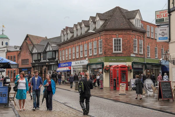 Stratford Avon Great Britain September 2014 Henley Street One Oldest — Stock Photo, Image