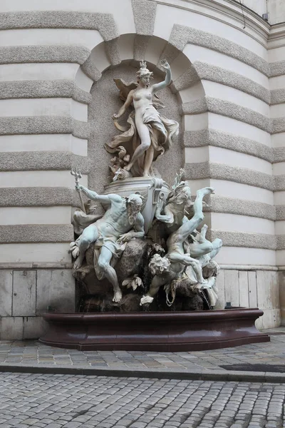 Vienna Austria Maggio 2019 Questa Una Fontana Allegoria Della Dominazione — Foto Stock