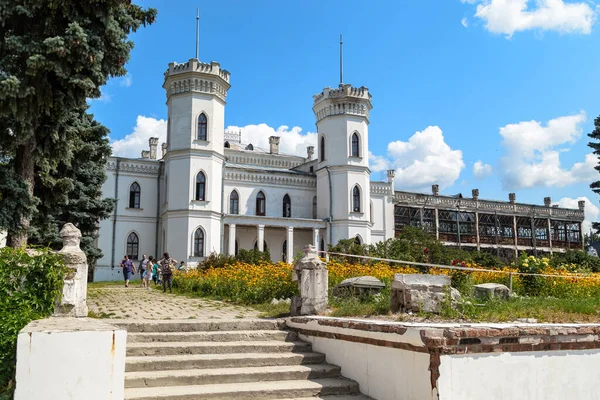 Sharovka Ukraine July 2021 Preserved Manor House Neo Gothic Style Stock Image