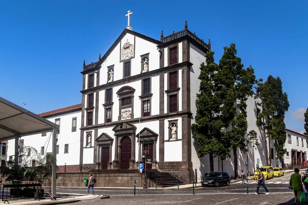 Funchal Portugal Agosto 2021 Este Edificio Iglesia Del Colegio Los —  Fotos de Stock