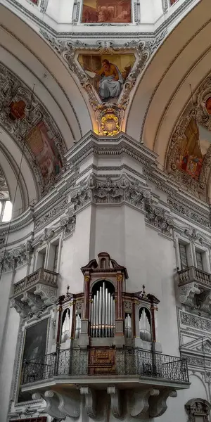 Salzburg Austria Mayo 2019 Uno Los Cinco Órganos Ubicados Interior — Foto de Stock