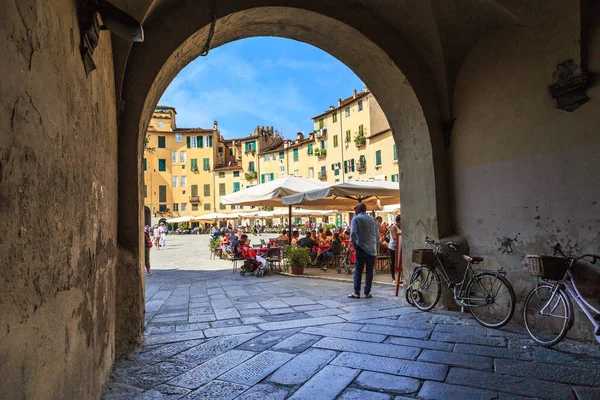 Lucca Italia Settembre 2018 Questo Uno Dei Passaggi Arco Della — Foto Stock