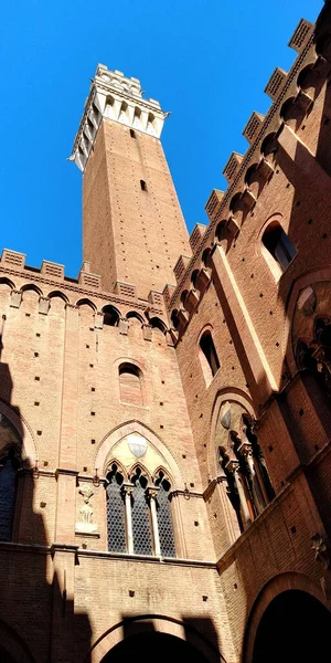 Siena Italia Septiembre 2018 Segunda Torre Medieval Más Alta Italia — Foto de Stock