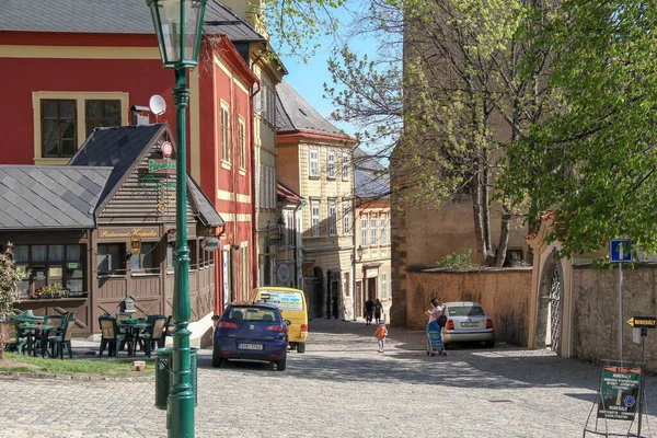 Kutna Hora Czech Abril 2012 Esta Uma Das Ruas Parte — Fotografia de Stock