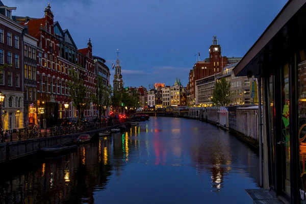 Ámsterdam por la noche —  Fotos de Stock